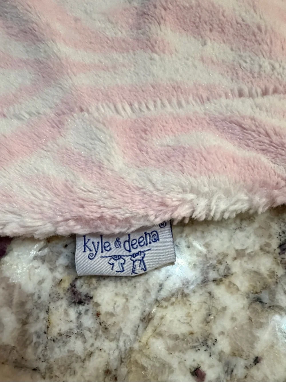 3 Vintage Baby Blanket Lot Carters Kyle & Deena CarSeat Canopy